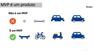 14
MVP é um produto
 