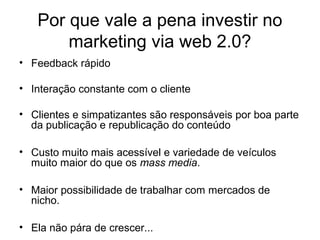 Comunicação, Marketing e Web 2.0