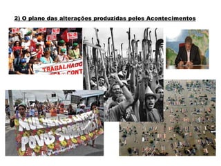 Atualidade II 2) O plano das alterações produzidas pelos Acontecimentos 
