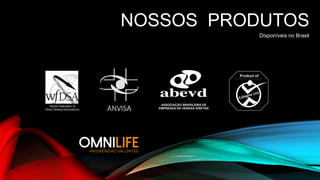 NOSSOS PRODUTOS
Disponíveis no Brasil
 