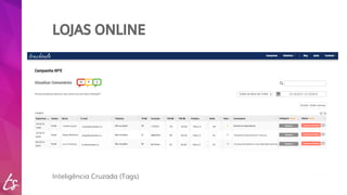 LOJAS ONLINE 
Inteligência Cruzada (Tags) 
 