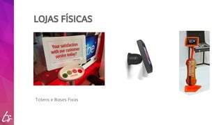 LOJAS FÍSICAS 
Totens e Bases Fixas 
 
