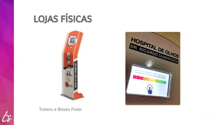 LOJAS FÍSICAS 
Totens e Bases Fixas 
 