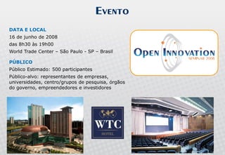Palestra Open Innovation - Allagi - Maio 2008 - Inovação Aberta no Brasil