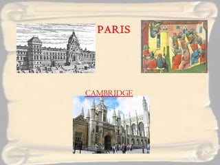 PARIS CAMBRIDGE 