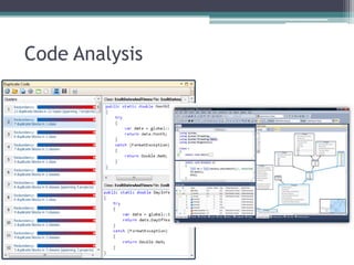 Code Analysis 
 