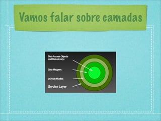 Vamos falar sobre camadas
 