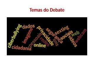 Temas do Debate
 