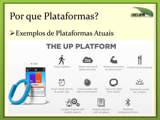 Por que Plataformas?
Exemplos de Plataformas Atuais
Plataformas de Software 18
 