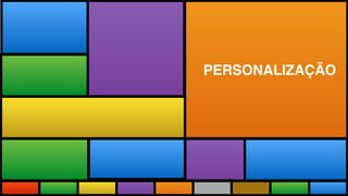 Todas as Novidades do maior evento
do mundo adaptadas a realidade brasileira.
PERSONALIZAÇÃO
 