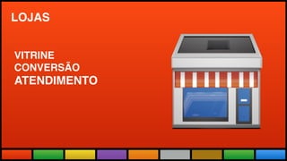 Todas as Novidades do maior evento
do mundo adaptadas a realidade brasileira.
LOJAS
VITRINE
CONVERSÃO
ATENDIMENTO
 