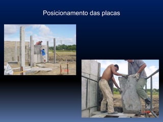 Posicionamento das placas
 