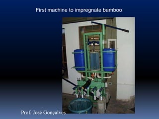 First machine to impregnate bamboo




Prof. José Gonçalves
 