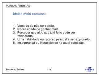 Palestra Próprio Módulo I - Portas Abertas