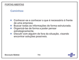 Palestra Próprio Módulo I - Portas Abertas