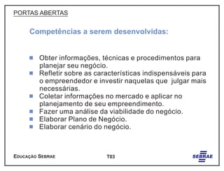 Palestra Próprio Módulo I - Portas Abertas