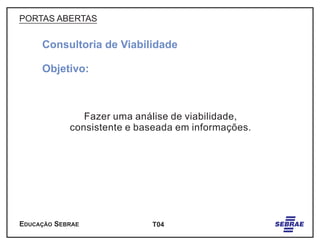 Palestra Próprio Módulo I - Portas Abertas