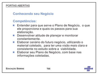 Palestra Próprio Módulo I - Portas Abertas