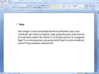 TextoA palavra texto vem do latim textus e significa tecido. Um texto é, portanto, resultado do ato de tecer. Na sua dimensão verbal utilizamos palavras que se entrançam, se imbricam, se abraçam, formando uma trama de significação.O texto publicitário serve a um objetivo específico: persuadir um auditório particular.