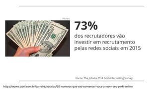http://exame.abril.com.br/carreira/noticias/10-numeros-que-vao-convencer-voce-a-rever-seu-perfil-online
 