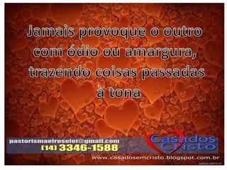 Palestra resolução de conflitos conjugais slides