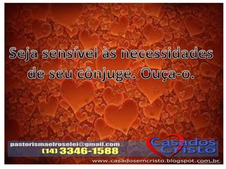 Palestra resolução de conflitos conjugais slides