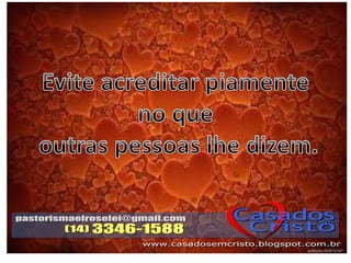 Palestra resolução de conflitos conjugais slides