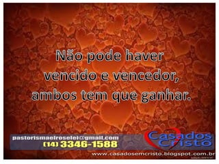 Palestra resolução de conflitos conjugais slides