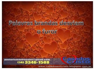 Palestra resolução de conflitos conjugais slides