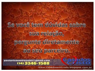 Palestra resolução de conflitos conjugais slides