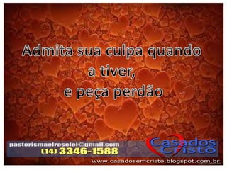 Palestra resolução de conflitos conjugais slides