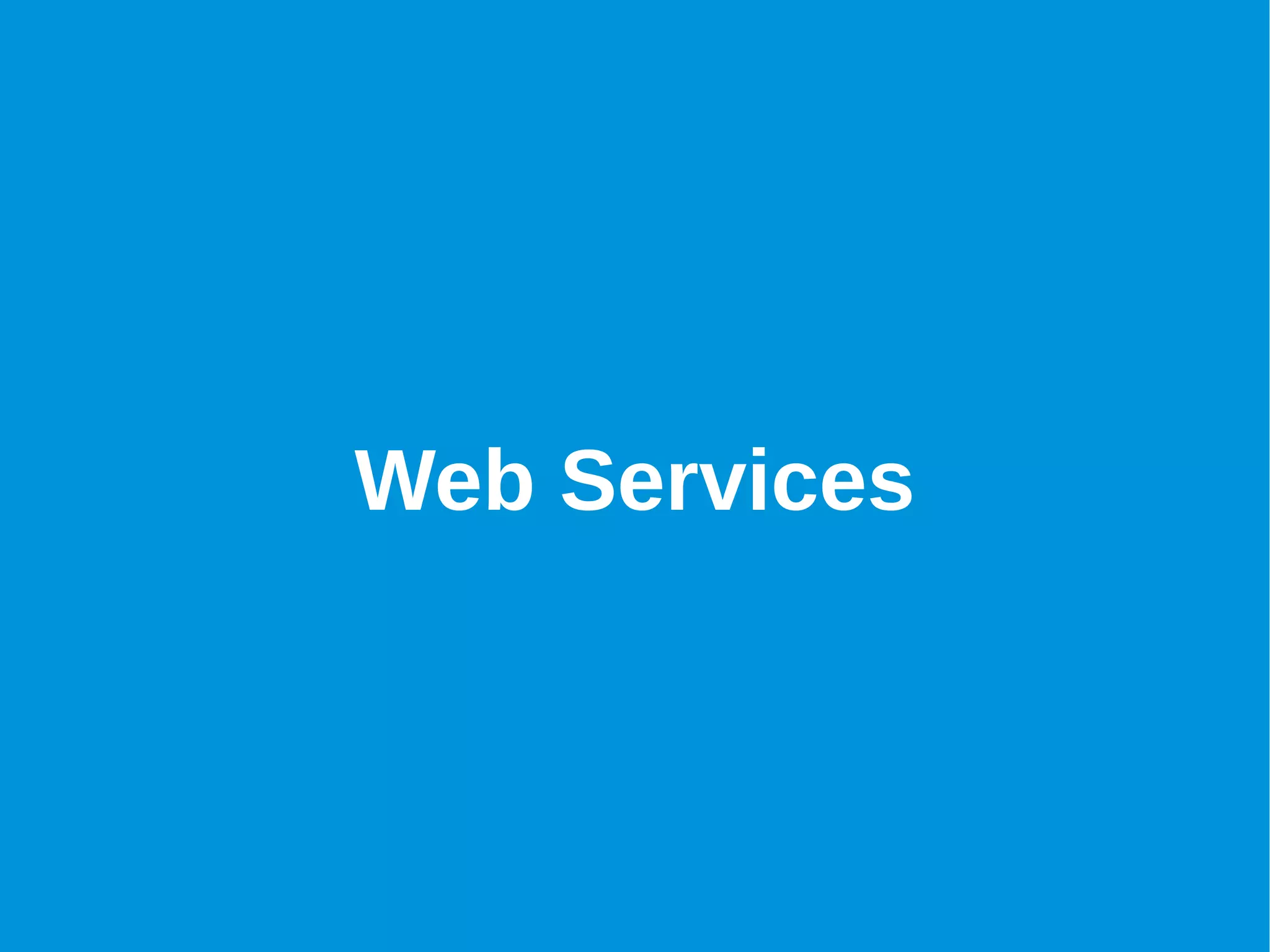 RESTful Web Services