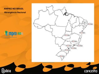 AMPRO NO BRASILAbrangência Nacional