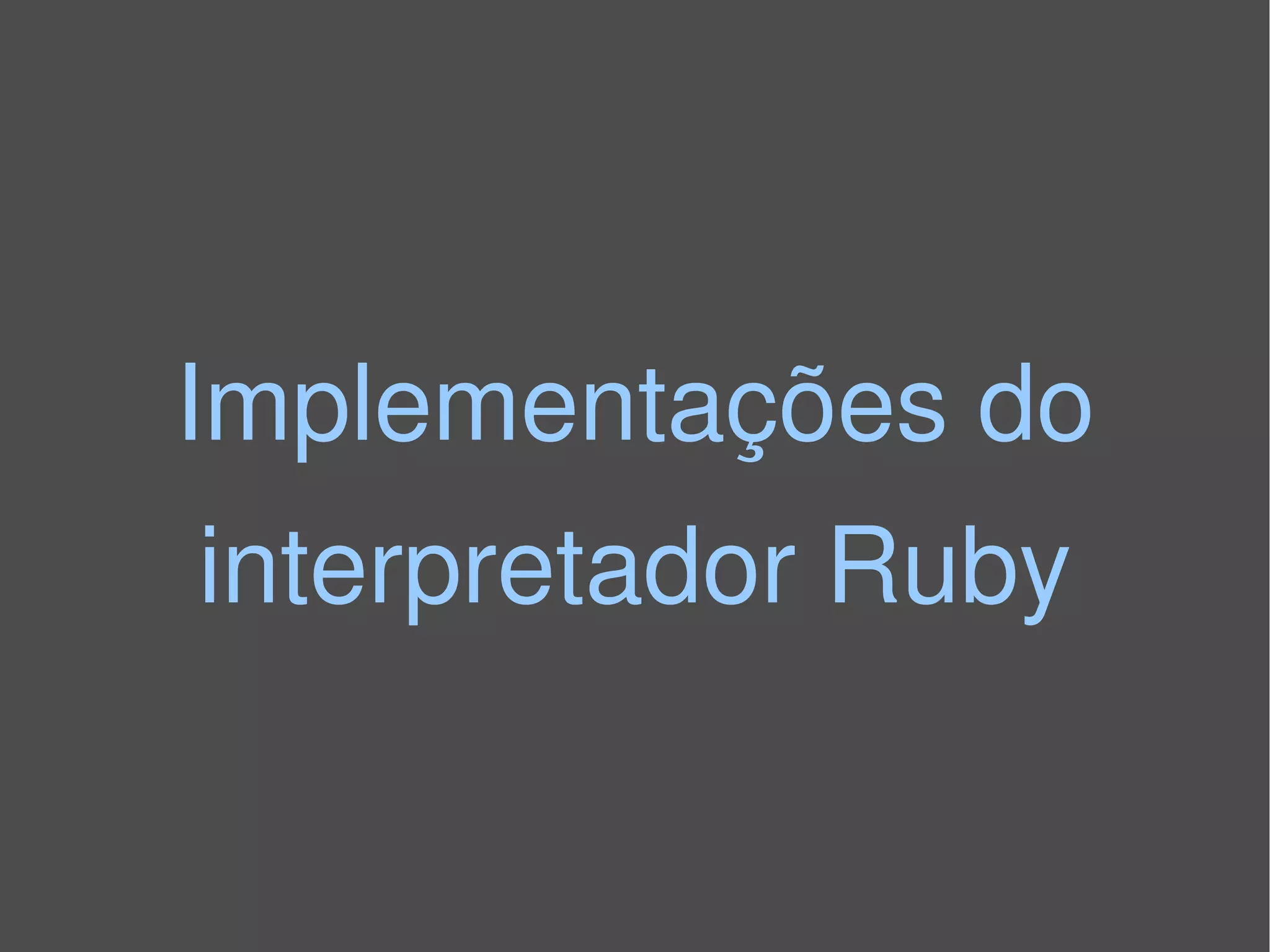 Palestra Ruby