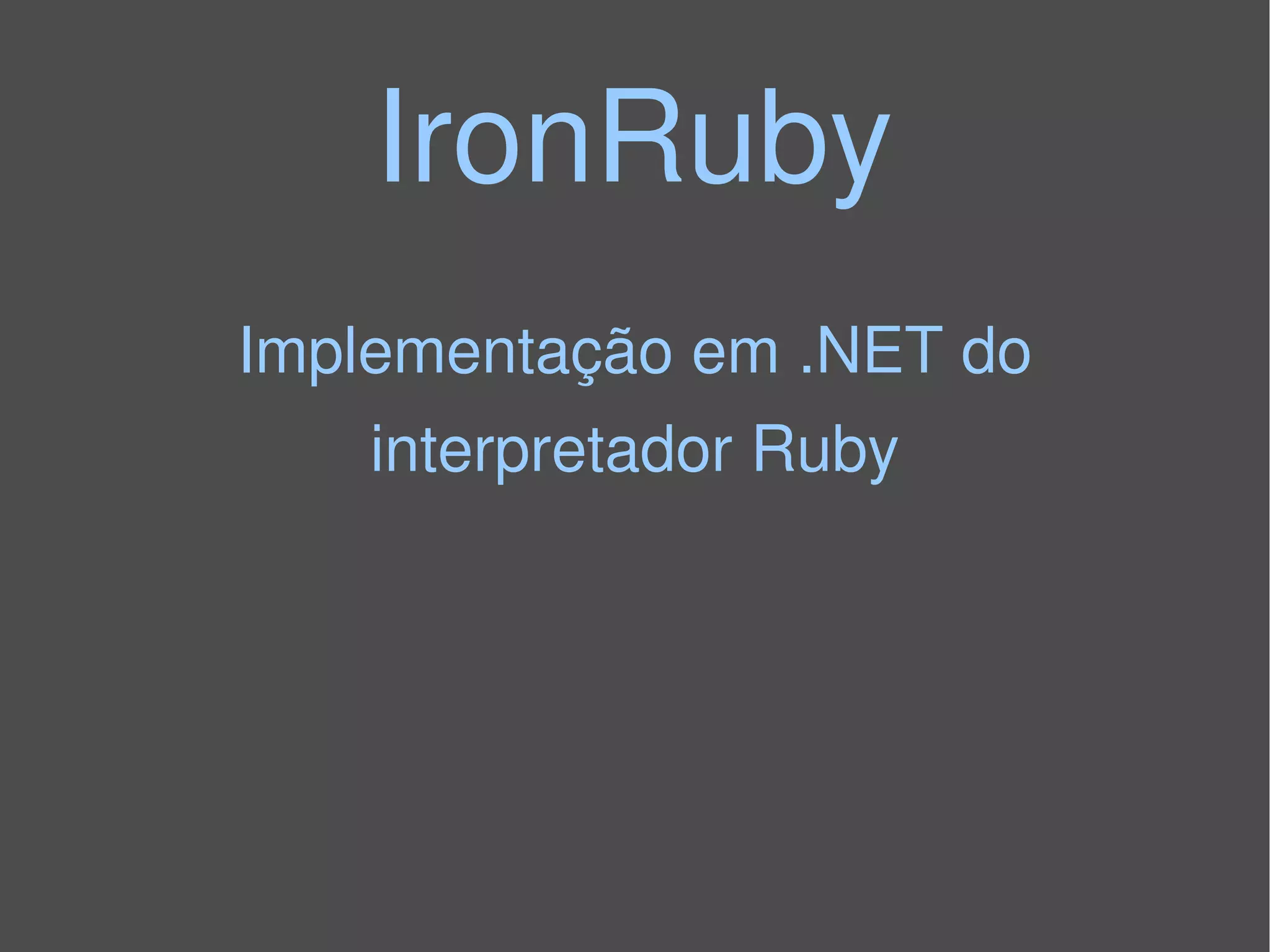 Palestra Ruby