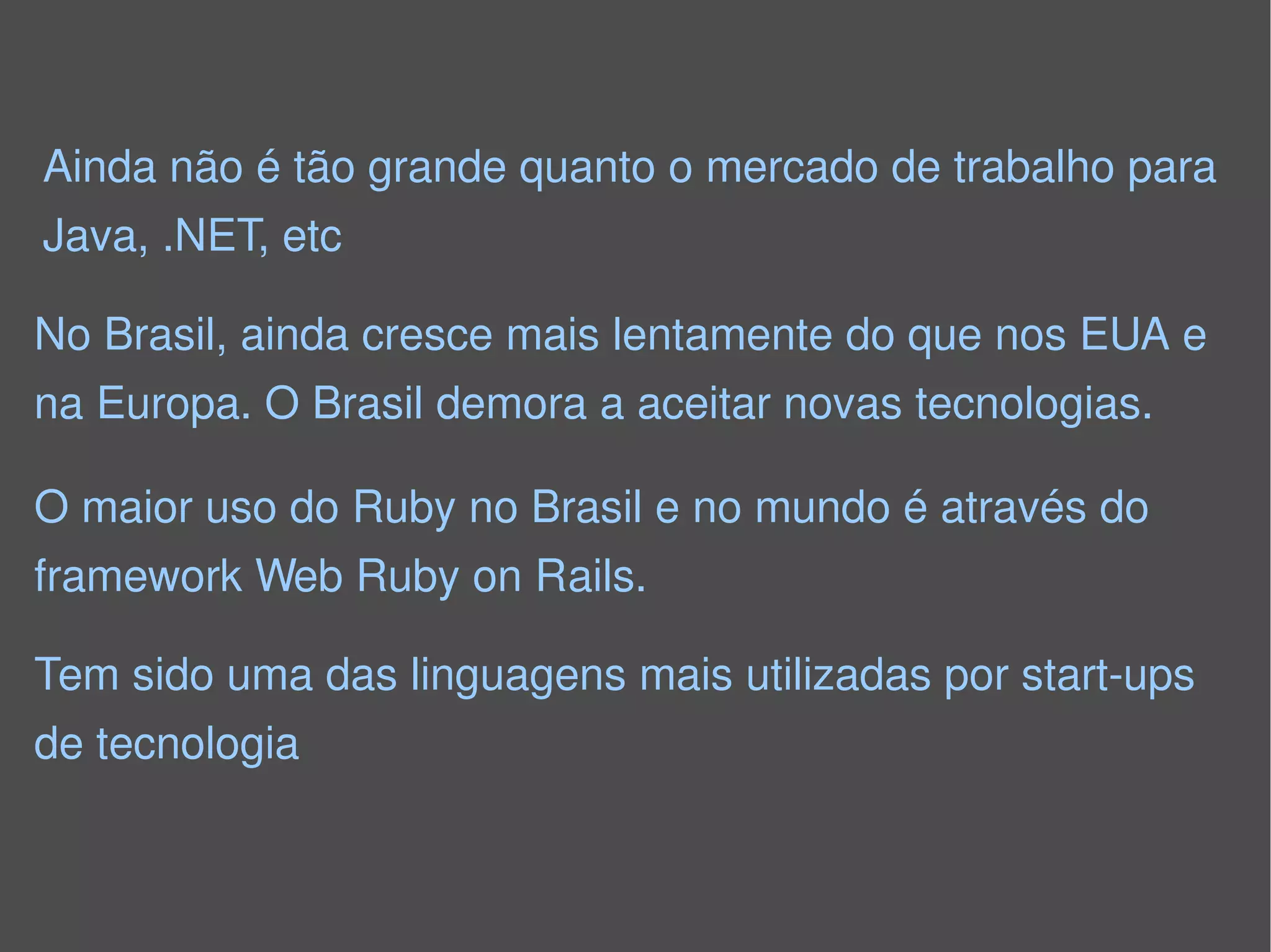 Palestra Ruby