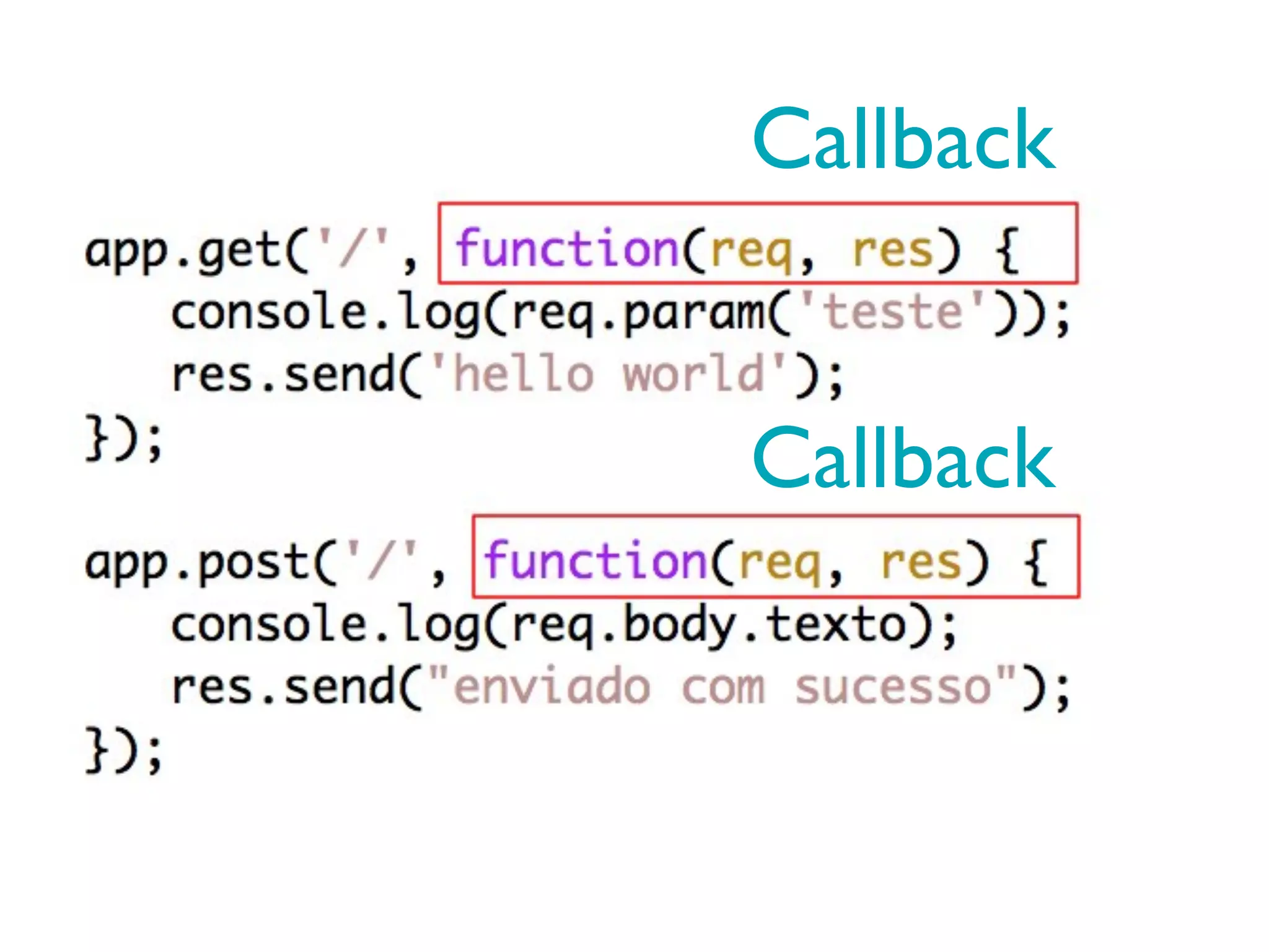 Callback Callback 