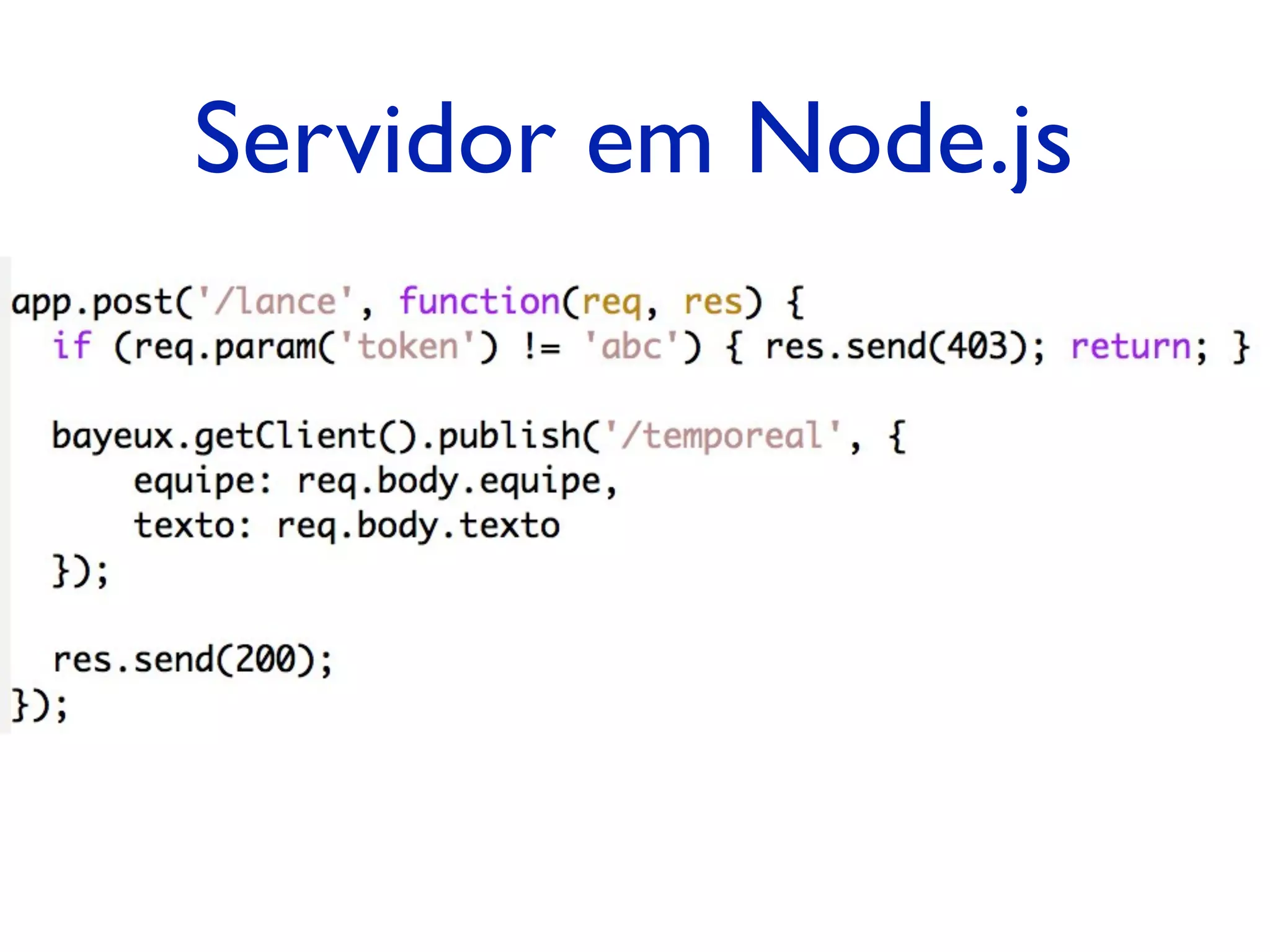 Servidor em Node.js 