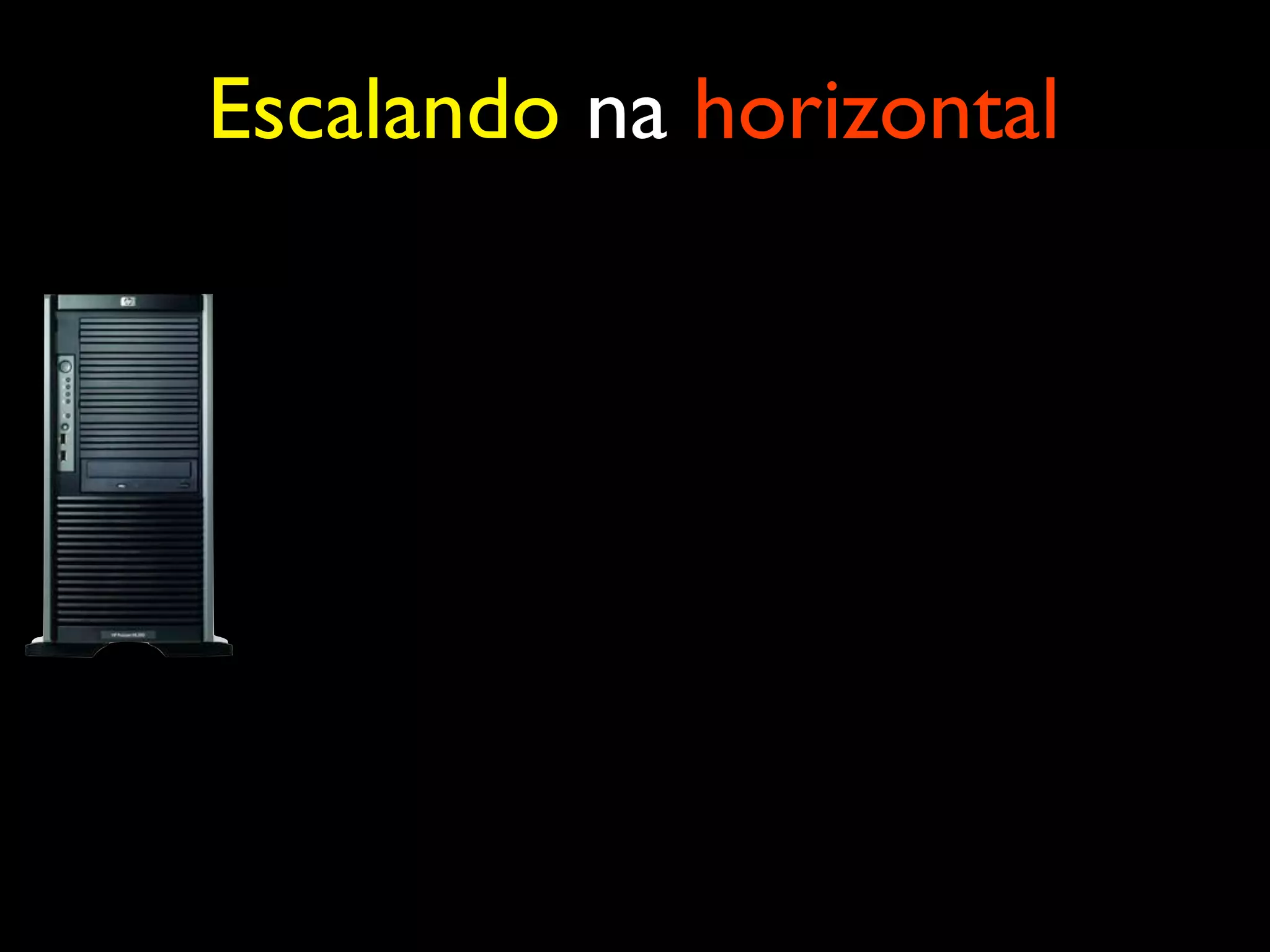 Escalando na horizontal 