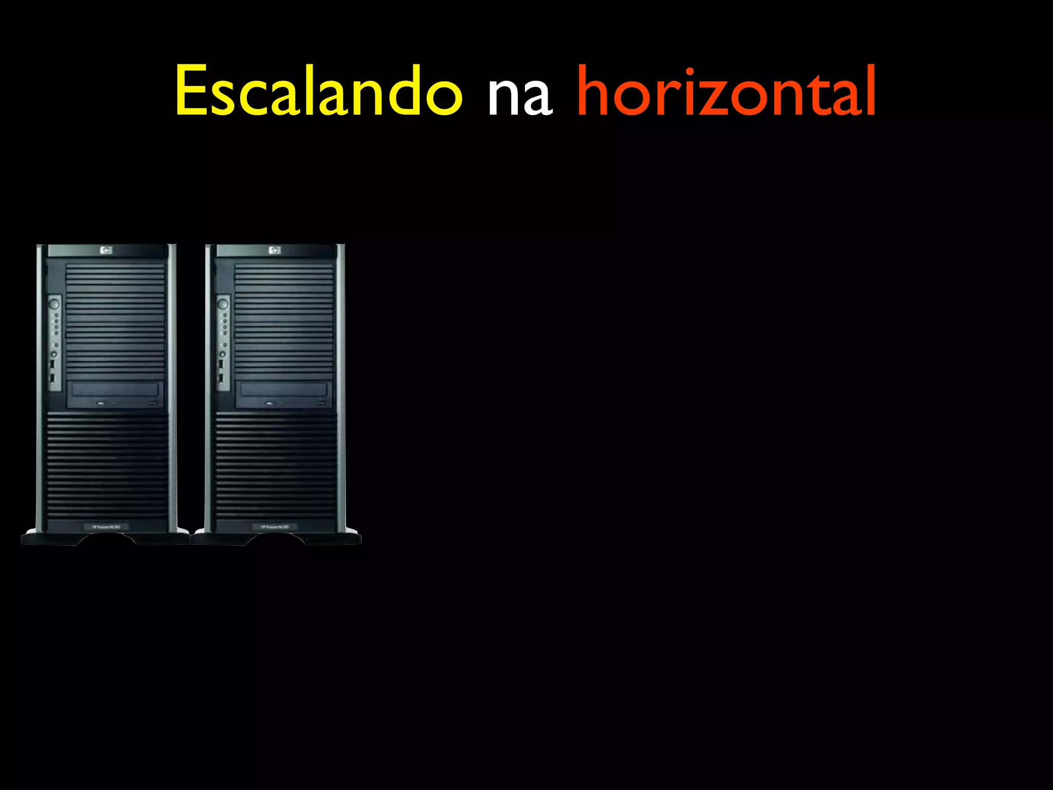 Escalando na horizontal 