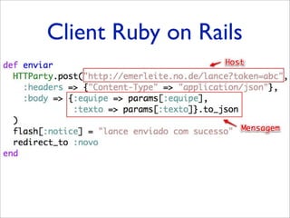 Client Ruby on Rails
 