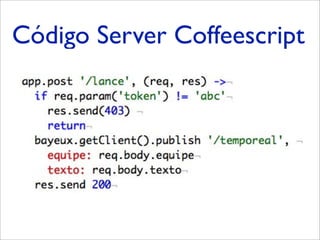 Código Server Coffeescript
 