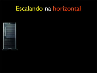 Escalando na horizontal
 