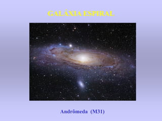 GALÁXIA ESPIRALGALÁXIA ESPIRAL
Andrômeda (M31)
 