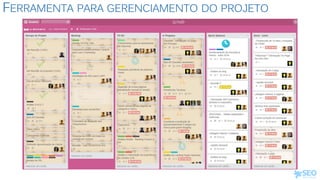 FERRAMENTA PARA GERENCIAMENTO DO PROJETO
 