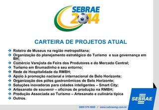 Aumento do fluxo turístico – 50 mil turistas estrangeiros por cidade sede;