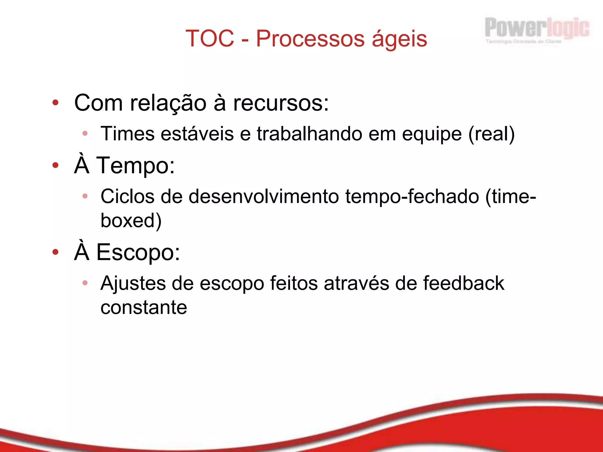 Indicadores do Processo e Release Plan