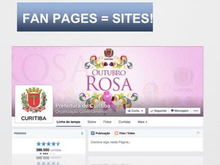 FAN PAGES = SITES! 
 