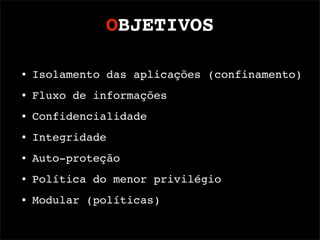 Palestra Selinux - Por Ulisses Castro - V FGSL e I SGSL