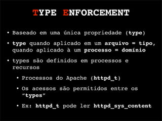 Palestra Selinux - Por Ulisses Castro - V FGSL e I SGSL